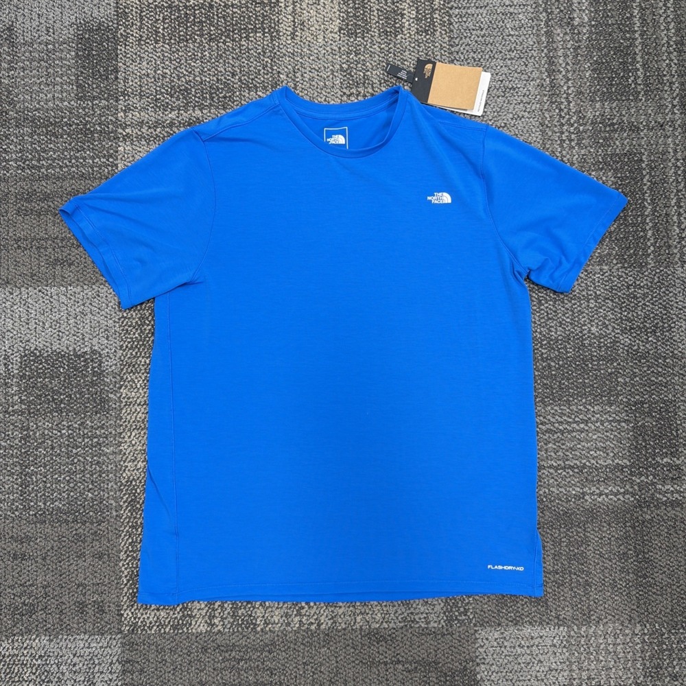 The North Face Men's Adventure Tee, Hero Blue, Large, short sleeve summer camp